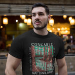 Camiseta Parque nacional del Congaree Cedar Creek Vintage<br><div class="desc">Diseño de arte vectorial de conejo. El parque conserva el mayor tracto de bosque de madera maciza de crecimiento antiguo que queda en Estados Unidos.</div>