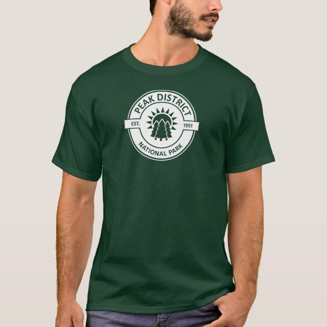 Camiseta Parque nacional del distrito de Peak (Anverso)