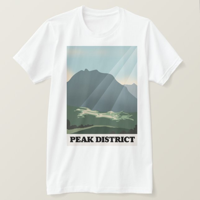 Camiseta Parque nacional del distrito de Peak (Anverso del diseño)
