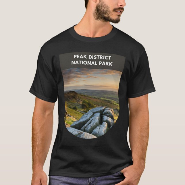 Camiseta Parque nacional del distrito de Peak (Anverso)