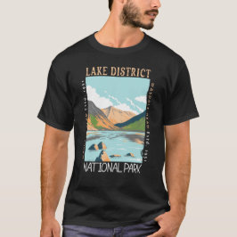 Camiseta Parque nacional del distrito del lago, Inglaterra,