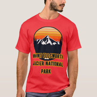 Camiseta Parque nacional del glaciar Mount Ellsworth
