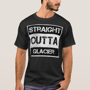 Camiseta Parque nacional del Glaciar Outta directo Vintag C