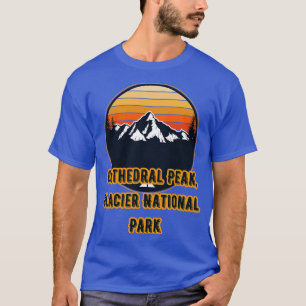 Camiseta Parque nacional del glaciar pico de la catedral
