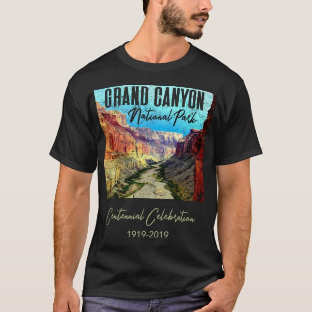 Camiseta Parque nacional del Gran Cañón 100 Aniversario del (Anverso)