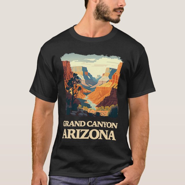 Camiseta Parque nacional del Gran Cañón, Arizona 1 (Anverso)