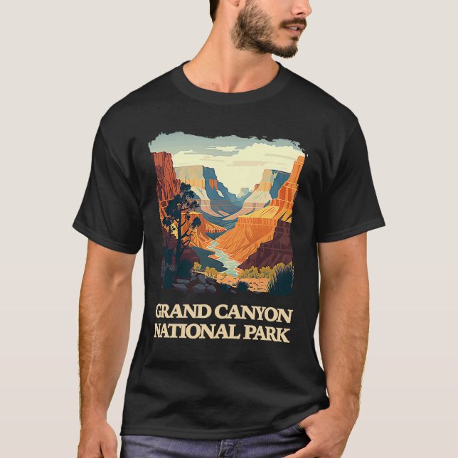 Camiseta Parque nacional del Gran Cañón, Arizona 2 (Anverso)