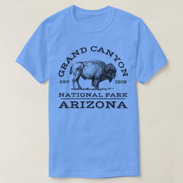 Camiseta Parque nacional del Gran Cañón, Arizona, excursión (Diseño del anverso)