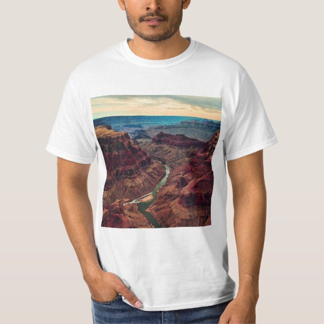 Camiseta Parque Nacional del Gran Cañón, Arizona, Río Color (Anverso)