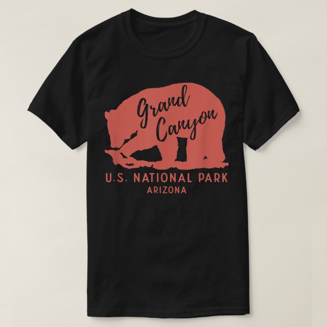 Camiseta Parque nacional del Gran Cañón Bear XO4U Original (Diseño del anverso)