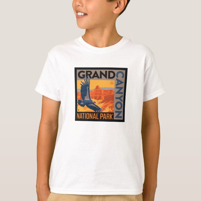 Camiseta Parque nacional del Gran Cañón | Cóndores (Anverso)