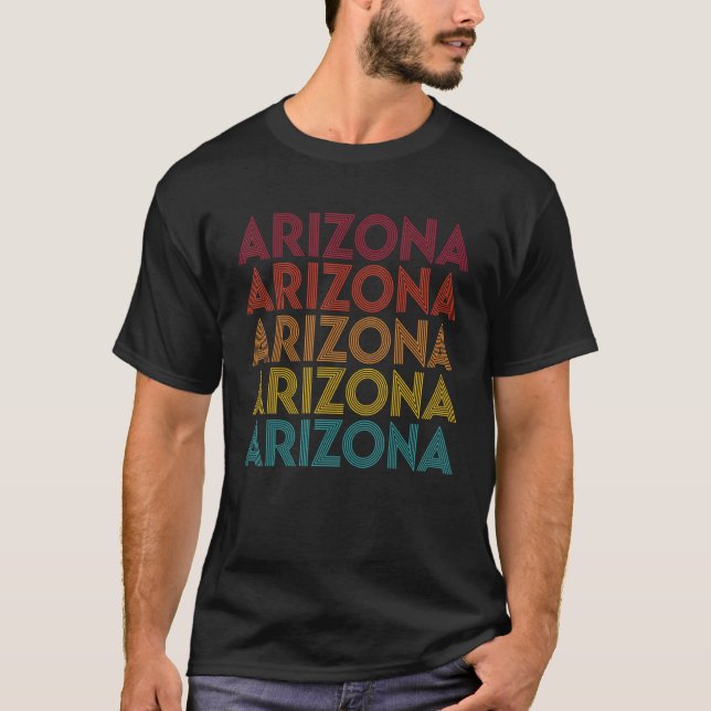 Camiseta Parque nacional del Gran Cañón de Arizona Retro (Anverso)