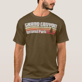Camiseta Parque nacional del Gran Cañón estilo retro de los
