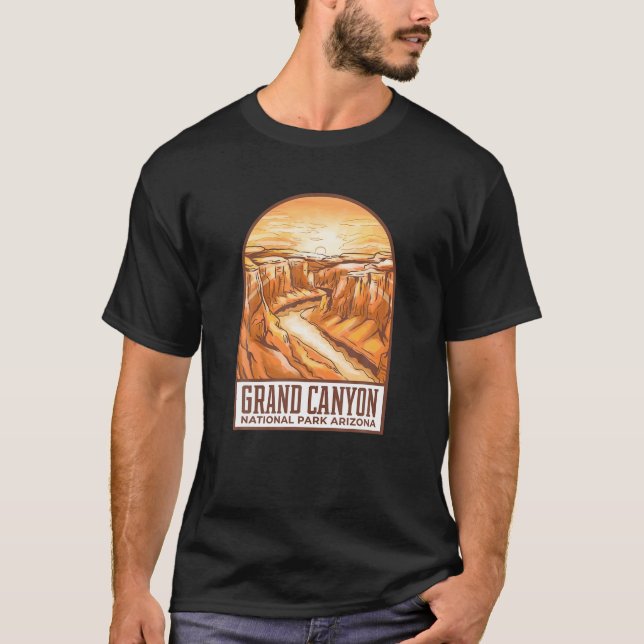 Camiseta Parque nacional del Gran Cañón, naturaleza de recu (Anverso)