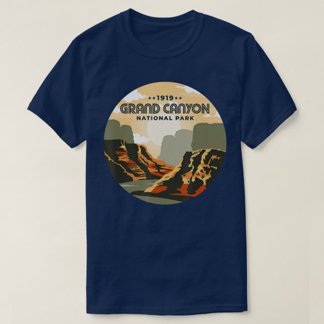 Camiseta Parque nacional del Gran Cañón Norte Rim Arizona (Diseño del anverso)