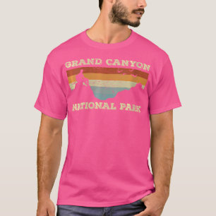 Camiseta Parque nacional del Gran Cañón Retro para la Mujer