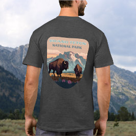 Camiseta Parque nacional del Gran Tetón Montaña Jackson Wyo