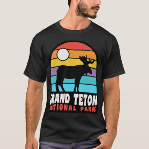 Camiseta Parque nacional del Gran Tetón, Moose Jackson Hole