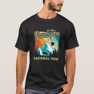 Camiseta Parque nacional del Gran Tetón Parque Nacional Sen