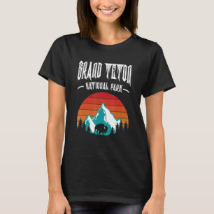 Camiseta Parque nacional del Gran Tetón Parque Nacional Sen