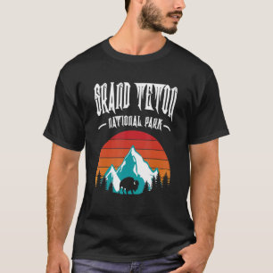 Camiseta Parque nacional del Gran Tetón Parque Nacional Sen