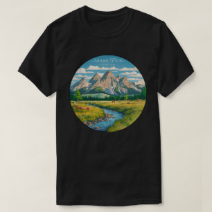 Camiseta Parque nacional del Gran Tetón Wyoming