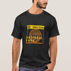 Camiseta Parque nacional del Gran Tetón Wyoming Mountain Se