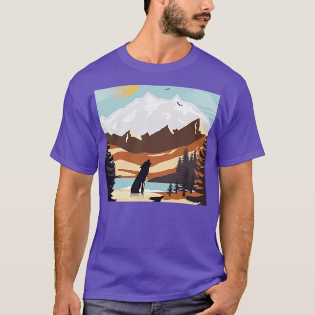 Camiseta Parque Nacional del Lobo (Anverso)