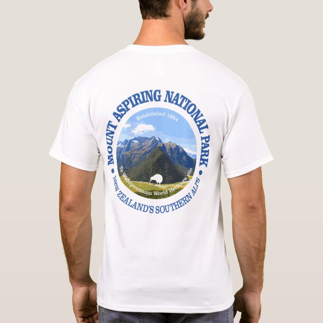 Camiseta Parque nacional del Monte Aspirando (Reverso)