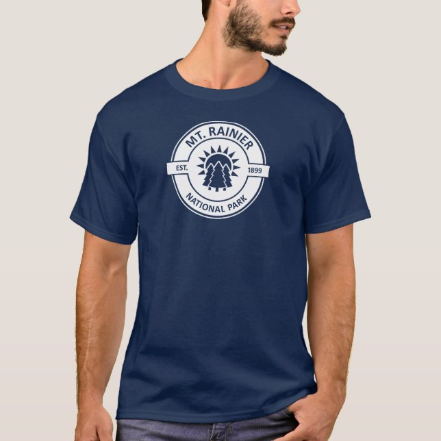 Camiseta Parque nacional del Monte Rainier (Anverso)