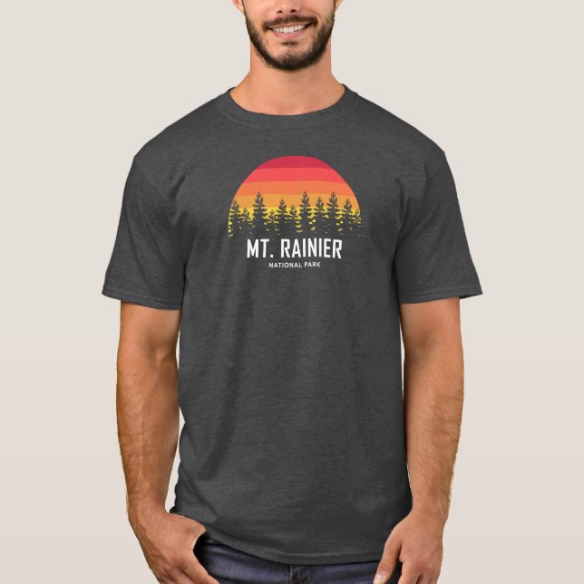 Camiseta Parque nacional del Monte Rainier (Anverso)