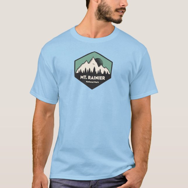 Camiseta Parque nacional del Monte Rainier (Anverso)