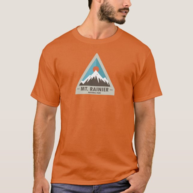 Camiseta Parque nacional del Monte Rainier (Anverso)