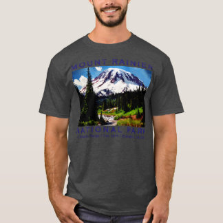Camiseta Parque nacional del Monte Rainier Estado de Washin