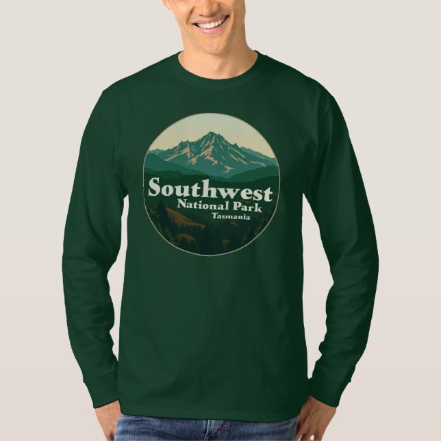 Camiseta Parque nacional del Suroeste de Tasmania (Anverso)