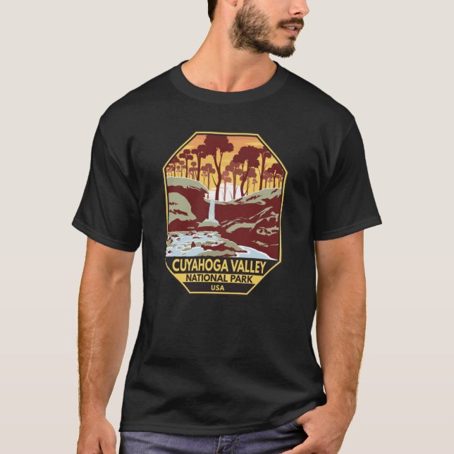 Camiseta Parque nacional del Valle de Cuyahoga (Anverso)