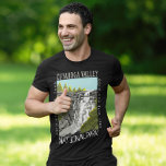 Camiseta Parque nacional del Valle de Cuyahoga en Ohio<br><div class="desc">Diseño artístico vectorial del Valle de Cuyahoga. El parque se encuentra a lo largo del río Cuyahoga,  entre las ciudades de Ohio de Cleveland y Akron.</div>