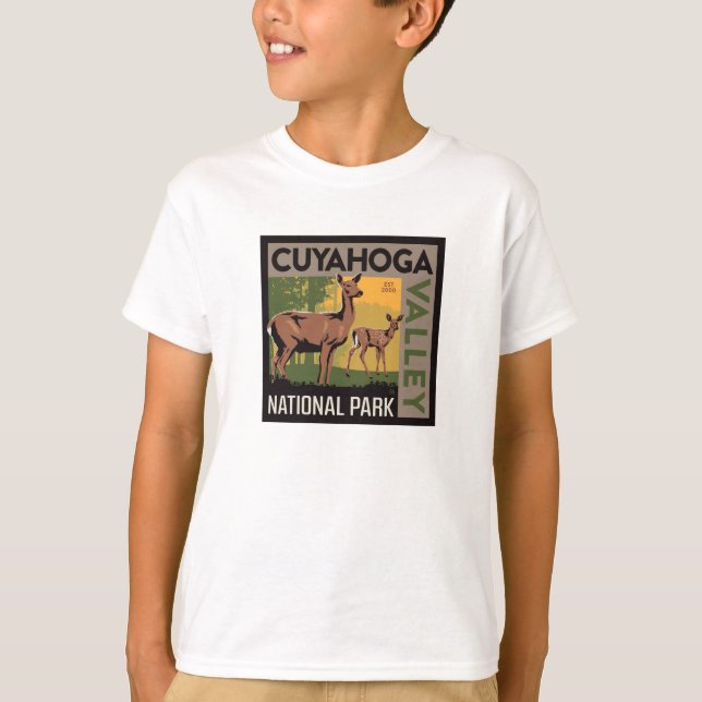 Camiseta Parque nacional del Valle de Cuyahoga | Ohio (Anverso)