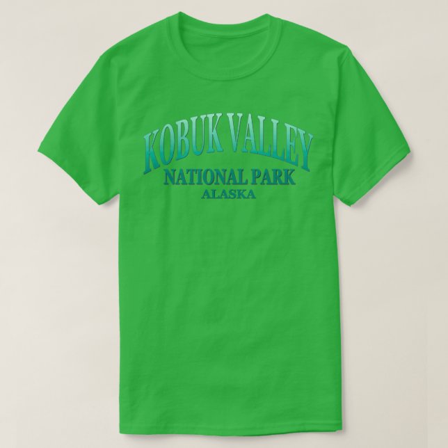 Camiseta Parque nacional del valle de Kobuk Alaska (Diseño del anverso)