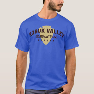 Camiseta Parque nacional del Valle de Kobuk Arqueado Texto