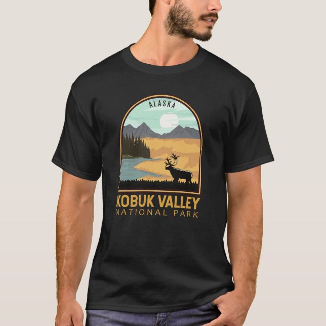 Camiseta Parque nacional del Valle de Kobuk Emblem (Anverso)