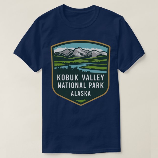 Camiseta Parque nacional del valle de Kobuk Emblem TShirt (Diseño del anverso)