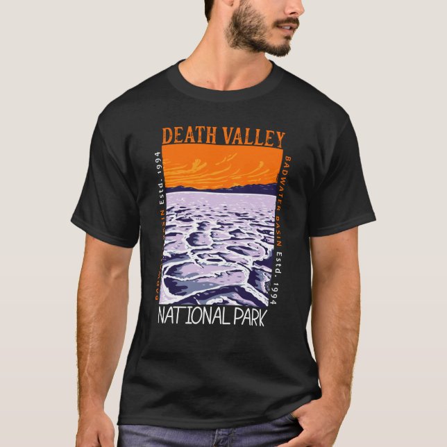 Camiseta Parque nacional del Valle de la Muerte Cuenca Badw (Anverso)