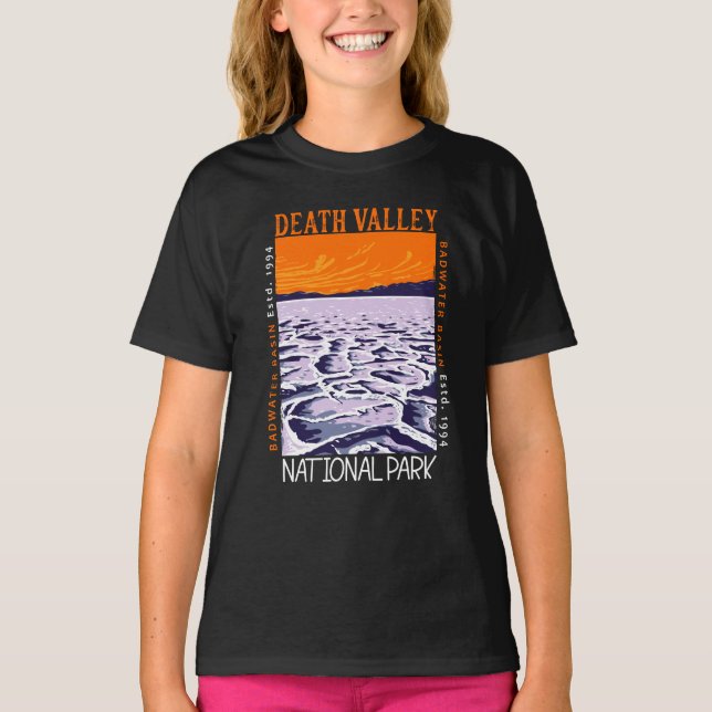 Camiseta Parque nacional del Valle de la Muerte Cuenca Badw (Anverso)