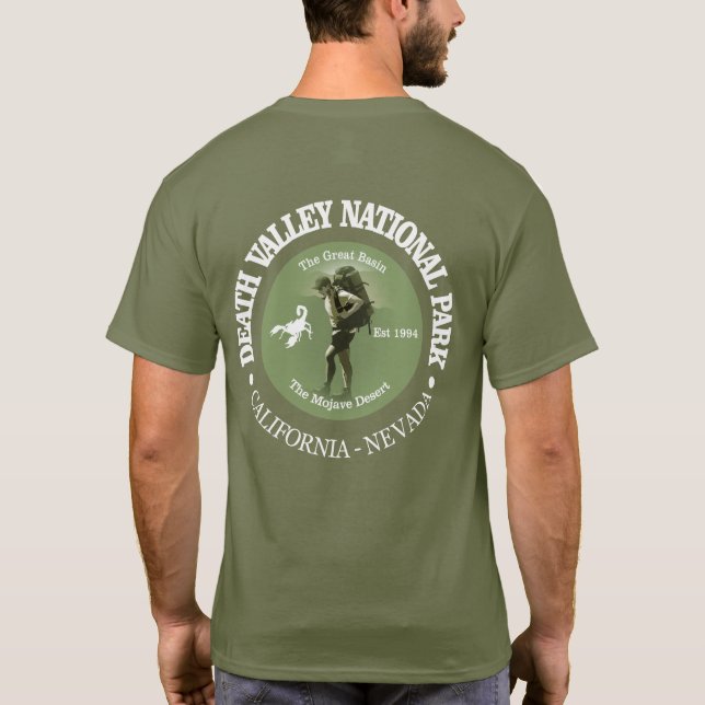 Camiseta Parque nacional del Valle de la Muerte (o) (Reverso)