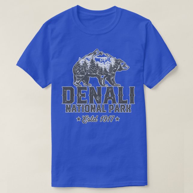 Camiseta Parque nacional Denali (Diseño del anverso)