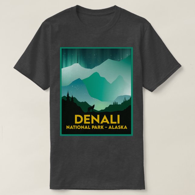 Camiseta Parque nacional Denali 20 (Diseño del anverso)