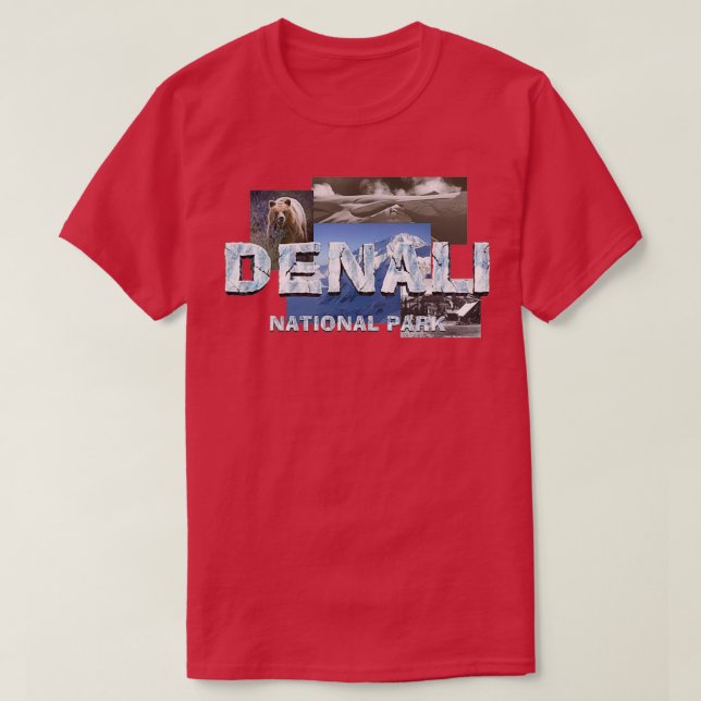 Camiseta Parque nacional Denali 60 (Diseño del anverso)