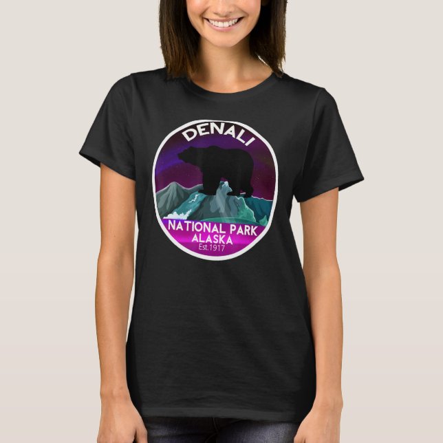 Camiseta Parque nacional Denali Alaska (Anverso)