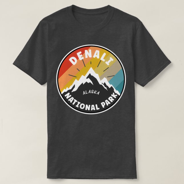 Camiseta Parque nacional Denali Alaska 6 (Diseño del anverso)